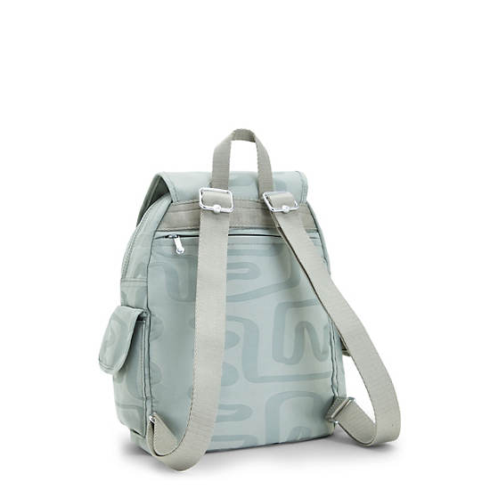 Kipling City Pack Small Classic Printed Ryggsekk Turkis | NO 1711EB